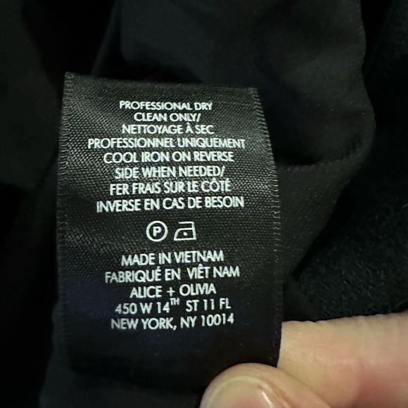 Alice + Olivia Jia Vegan Leather Mini Skirt - Picture 9 of 9